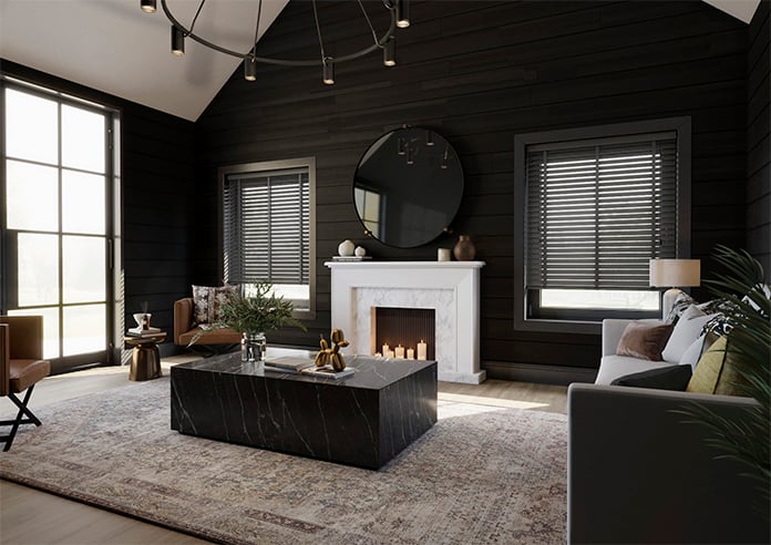 Shino Deluxe, Slate - Motorised Venetian Blind - Image 6